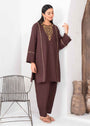Chocolate brown Kurta Set for Women