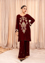 Maroon Kurta Set for Women