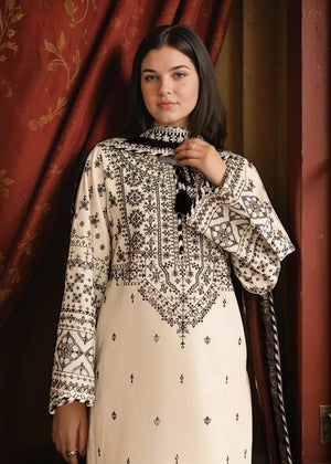Cream Kurta Set for Women