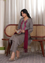 Grey Kurta Set for Women