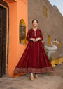 Maroon Pishwas for Women
