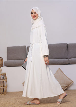 Off-white Abaya for Women