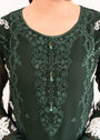 Bottle green Kurta Set for Women