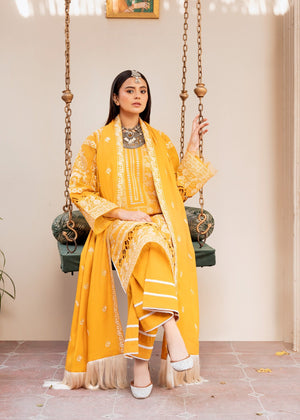 Yellow Kurta Set for Women