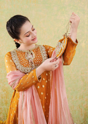 Mustard Pishwas for Girl