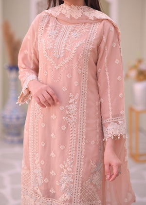 Peach pink Gharara for Women