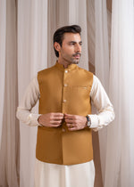 Camel brown Waistcoat for Men