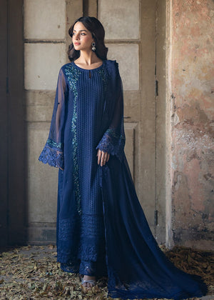 Navy blue Unstitched for Women