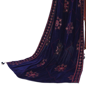 Navy blue Shawl for Women