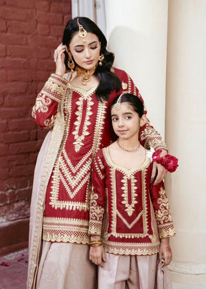 Red Sharara for Girl