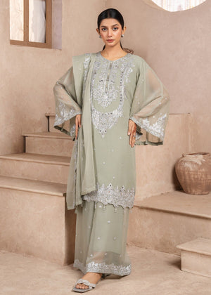 Pistachio green Kurta Set for Women