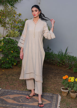 Beige Kurta Set for Women