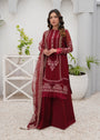 Red Sharara for Women
