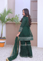 Green Gharara for Girl