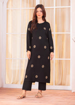Black Kurta Set for Women