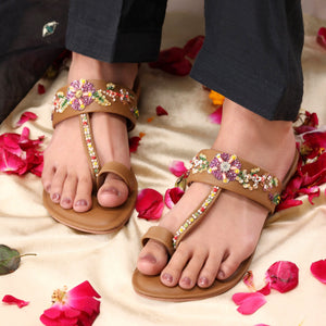Brown Kolapuri for Women