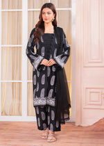 Black Kurta Set for Women