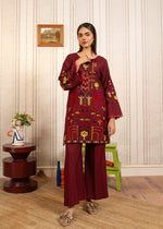 Maroon Kurta Set for Women