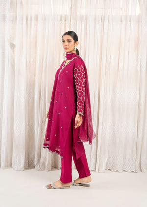 Shocking pink Kurta Set for Women