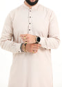 Eggshell Shalwar Kameez for Men