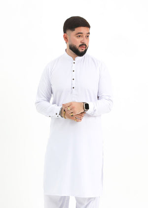 White Shalwar Kameez for Men