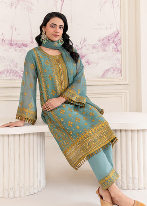 Powder blue Kurta Set for Women