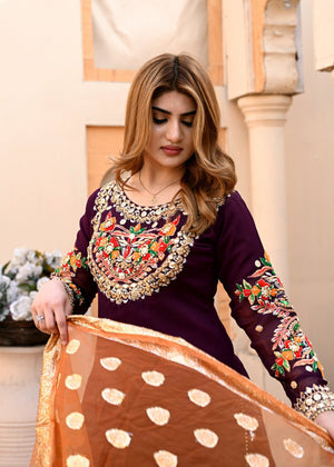 Purple Sharara for Women