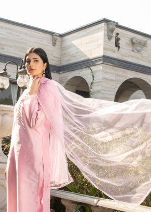 Pastel pink Kurta Set for Women