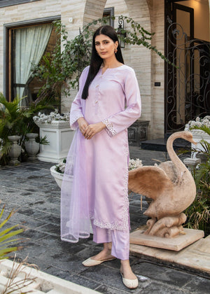 Lilac Kurta Set for Women