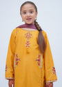 Mustard Kurta Set for Girl