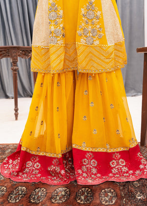 Yellow Gharara for Women