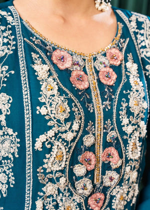 Sapphire blue Kurta Set for Women
