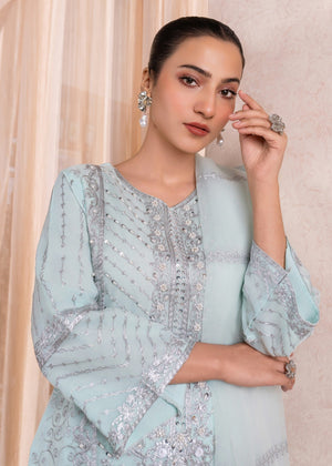 Ice blue Kurta Set for Women