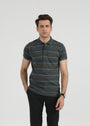 Charcoal black Polo Shirt for Men