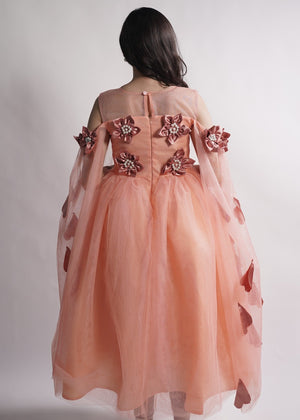 Peach Frock for Girl
