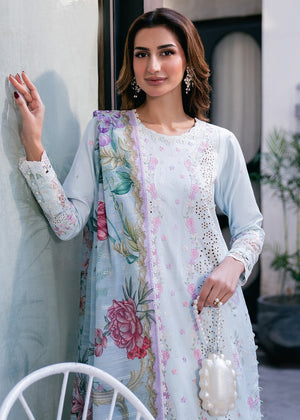 Sky blue Unstitched for Women