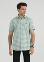 Mint green Casual Shirt for Men