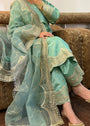Mint green Kurta Set for Women