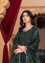 Bottle green Kurta Set for Women