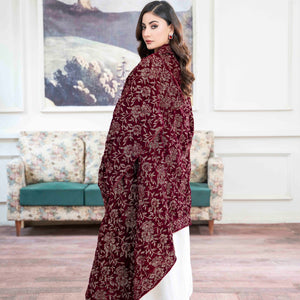 Maroon Shawl for Women