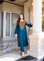 Teal Kurta Set for Women