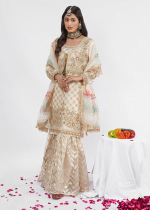Off-white Gharara for Women