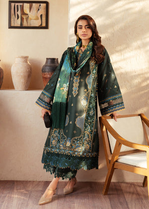 Bottle green Unstitched for Women