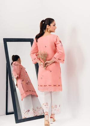 Baby pink Kurta Set for Women