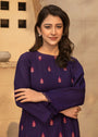 Purple Kurta Set for Women