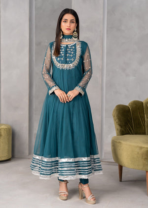 Teal Pishwas for Women
