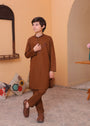 Brown Kurta Set for Boy