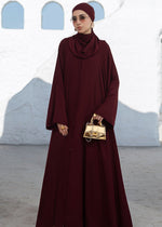 Maroon Abaya for Women