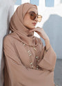 Beige Abaya for Women