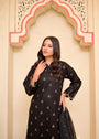 Black Kurta Set for Women